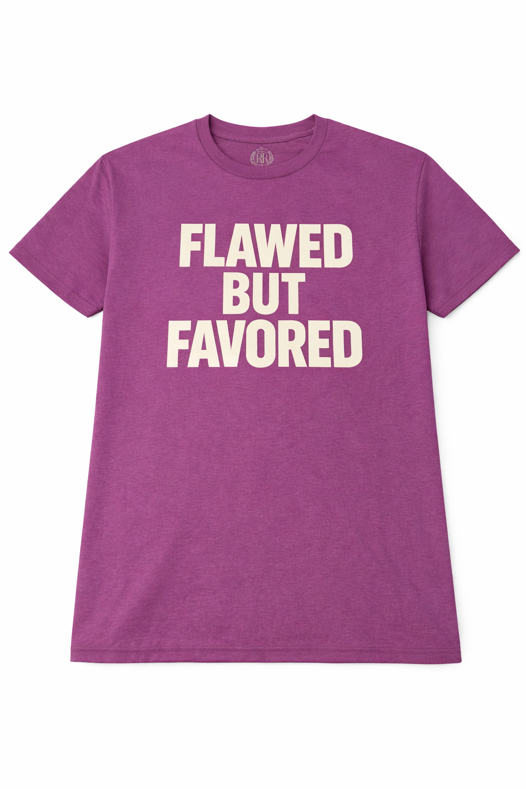Royal Rags: Flawed But Favored Tee (Purple Edition)
