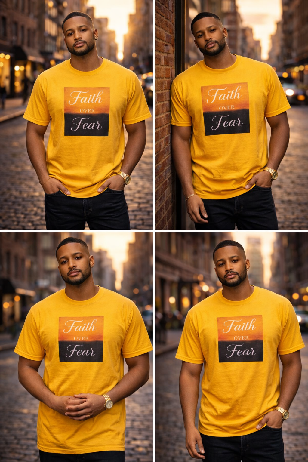 Royal Rags: Faith Over Fear Tee