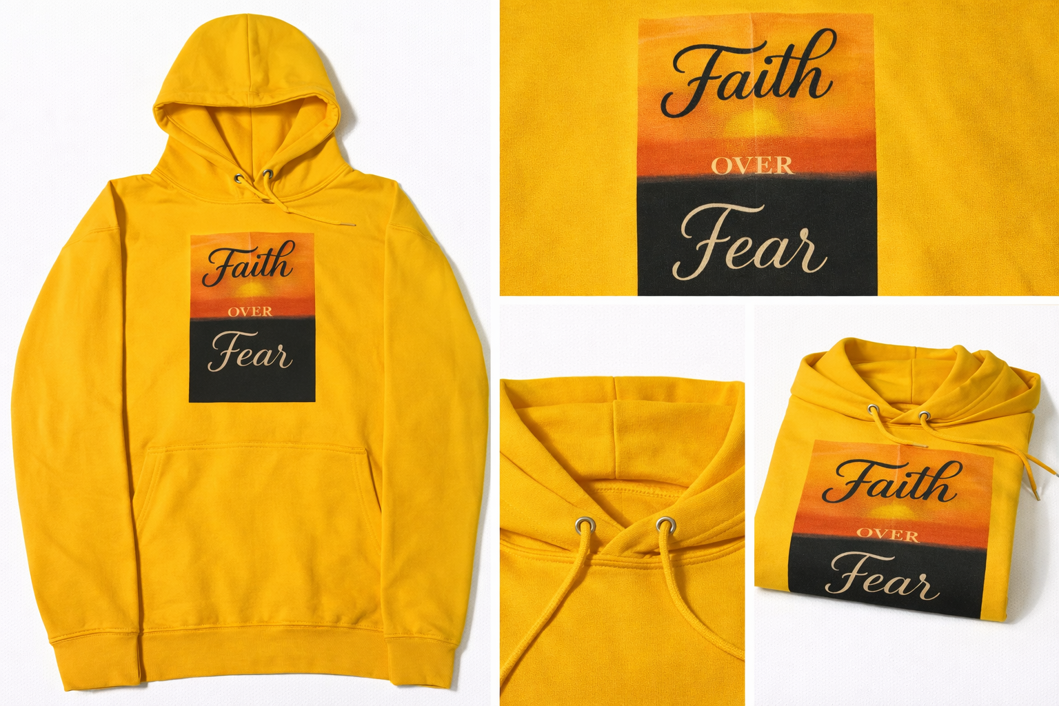 Royal Rags: Faith Over Fear Hoodie
